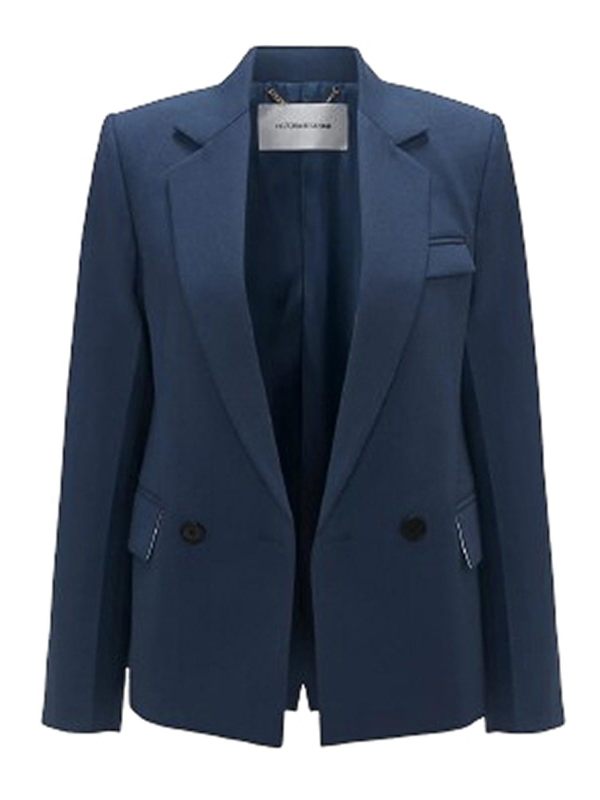 Victoria Beckham Veste Casual - Bleu