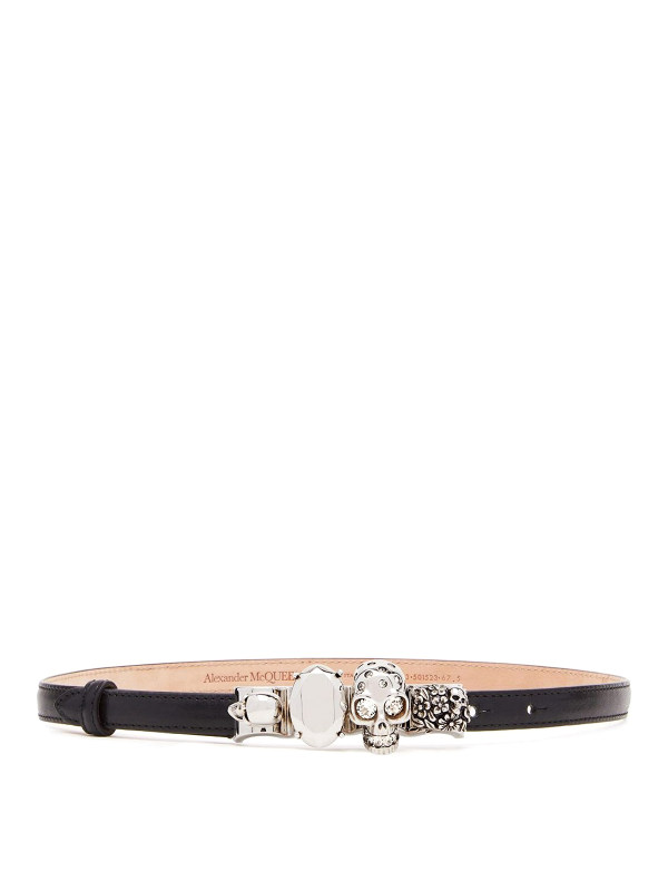 Alexander Mcqueen Ceinture - Noir