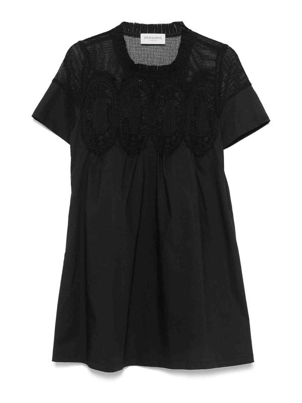 Ermanno Firenze Robe Au Genou - Noir