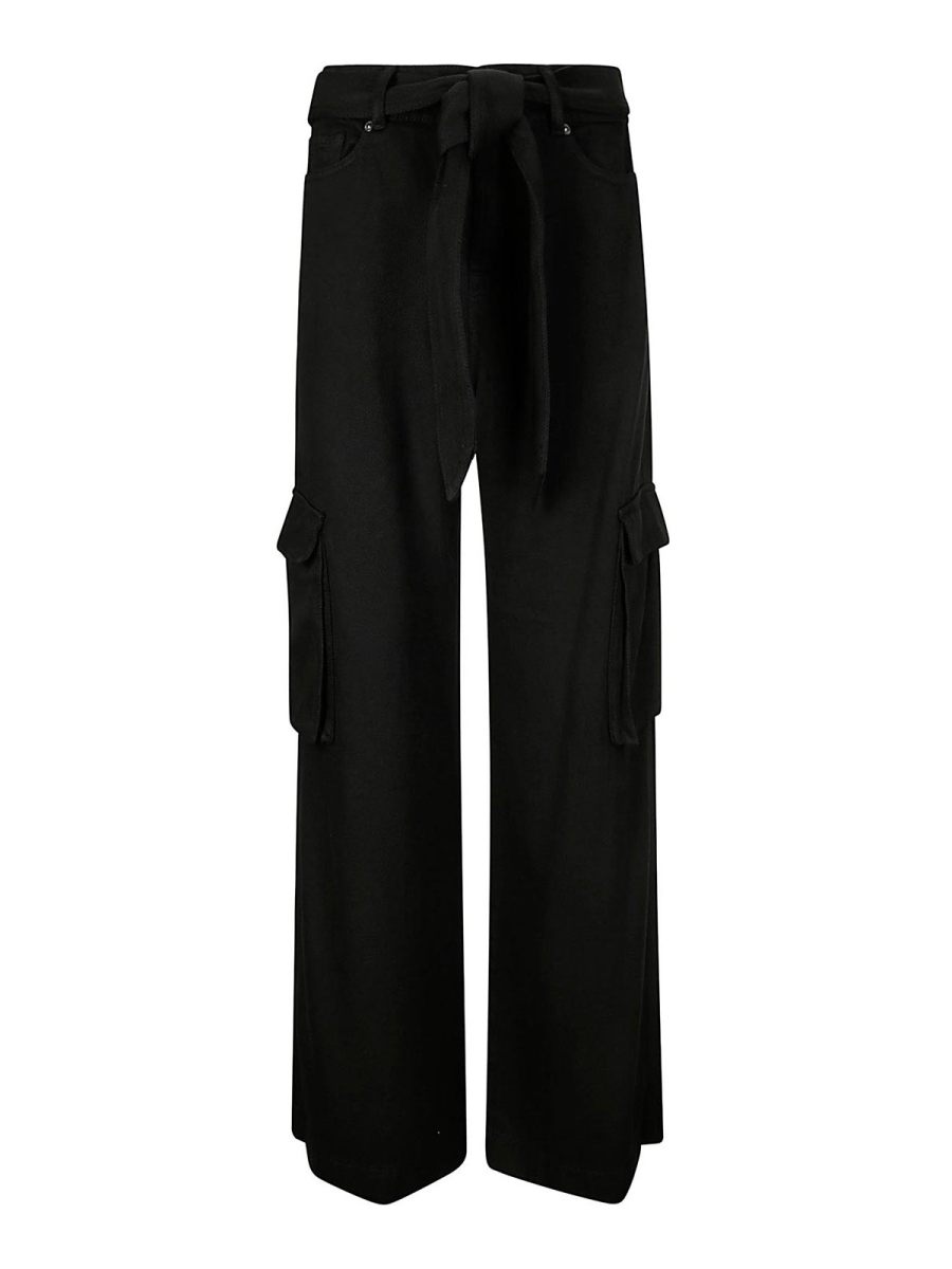 7 For All Mankind Pantalons Décontractés - Noir