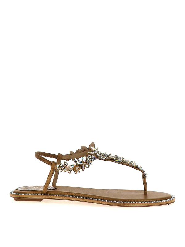 Rene Caovilla Sandales - Beige