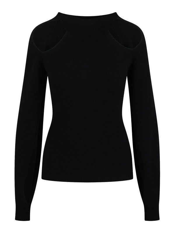 Federica Tosi Pull Col Bateau - Noir
