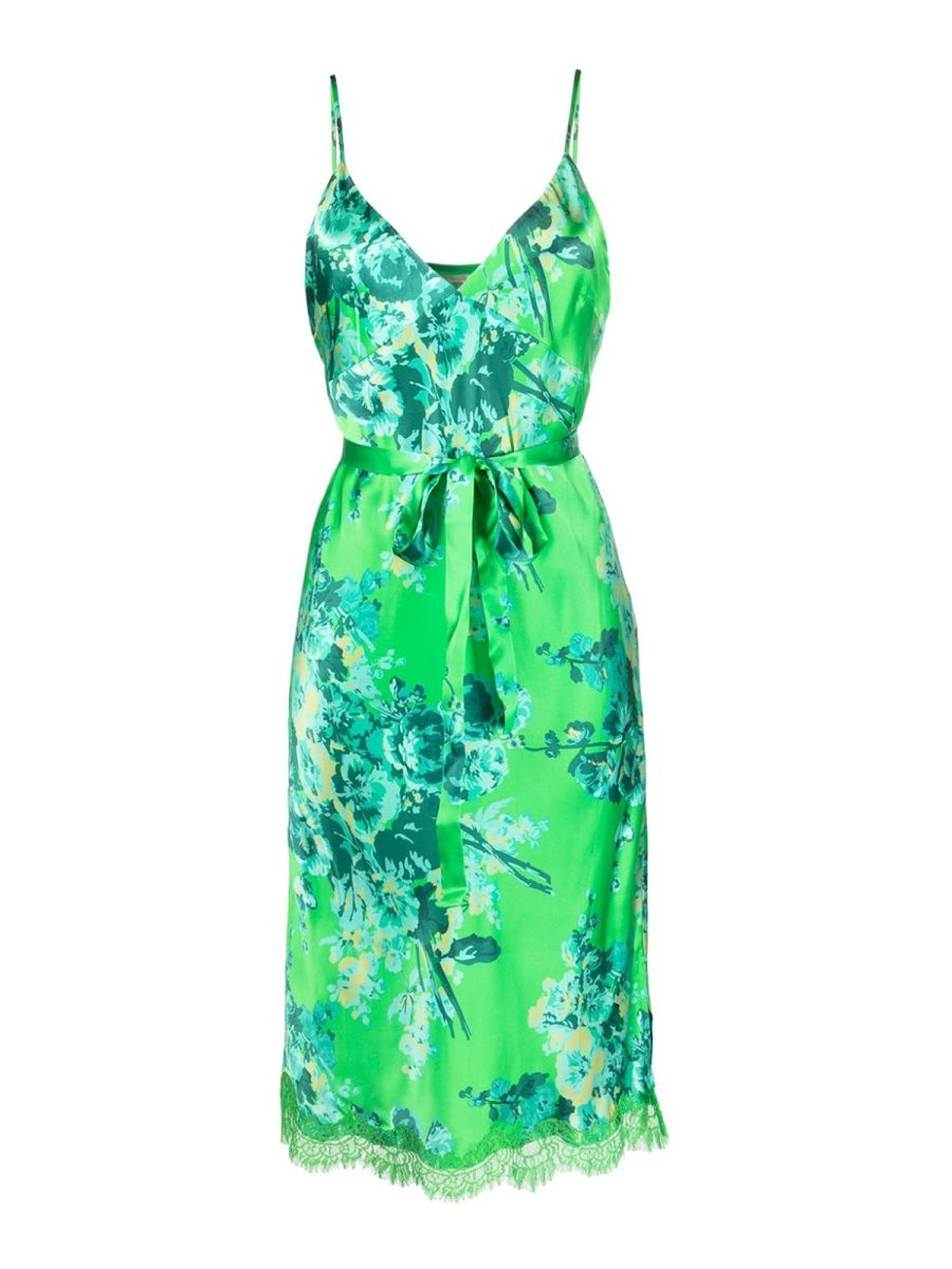 Gold Hawk Robe Au Genou - Vert