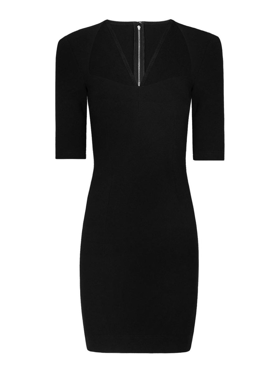 Dolce & Gabbana Robe Au Genou - Noir