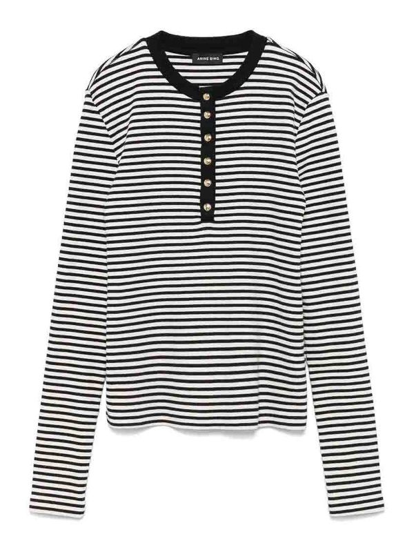 Anine Bing Pull Col Rond - Noir