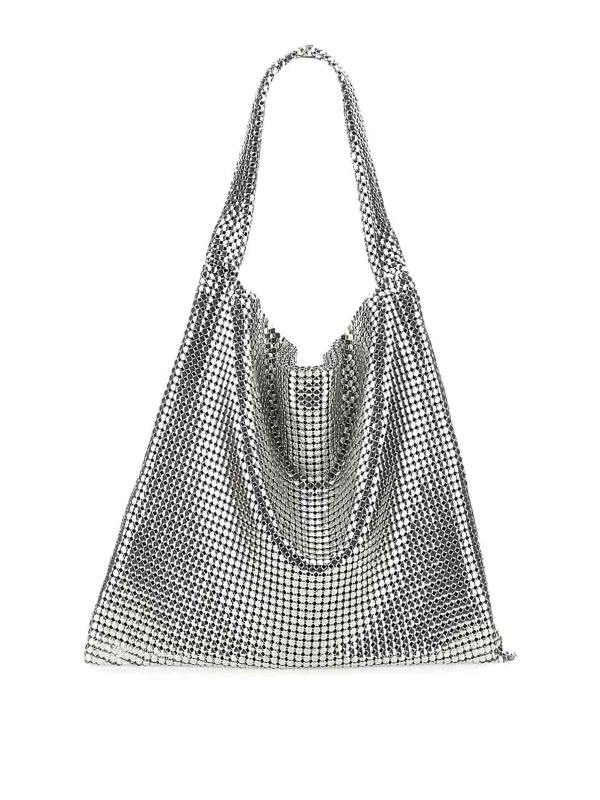 Rabanne Sac Porté Épaule - Argent