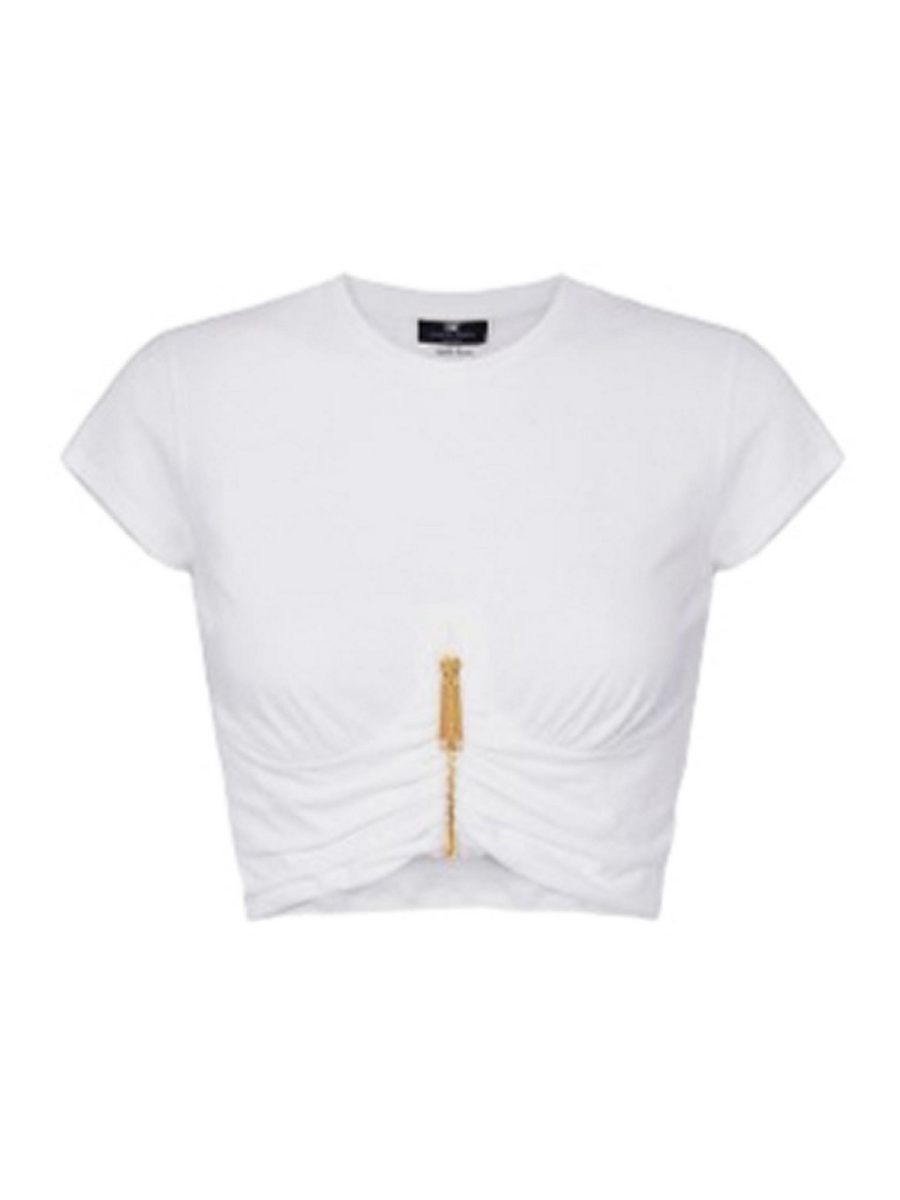 Elisabetta Franchi T-Shirt - Blanc