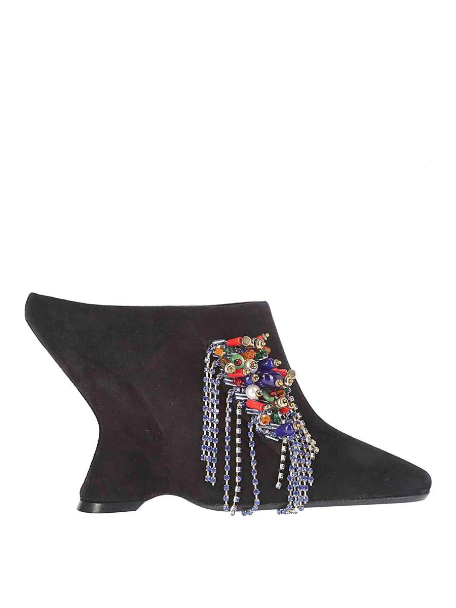 Dries Van Noten Bottines - Noir