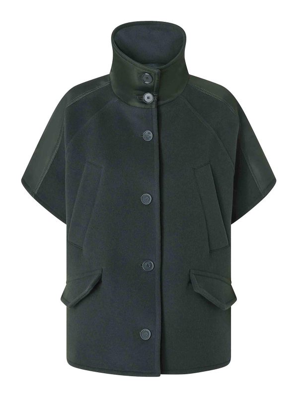 Pinko Manteau Court - Vert