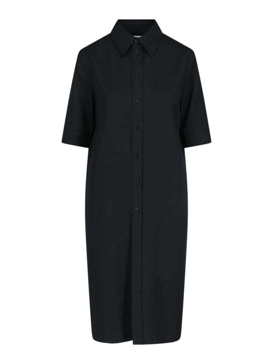 Jil Sander Robe Au Genou - Noir