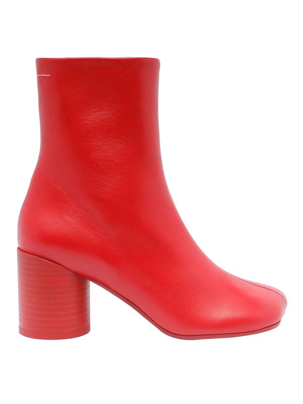 MM6 Maison Margiela Bottines - Rouge