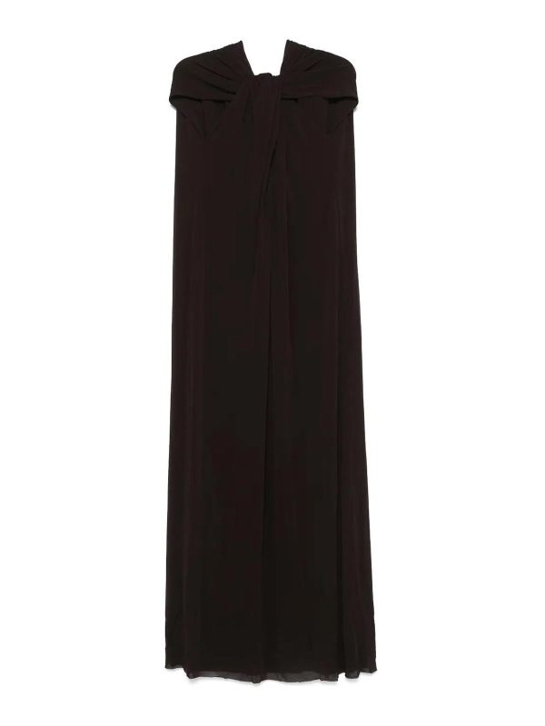 Jil Sander Maxi Robe - Marron