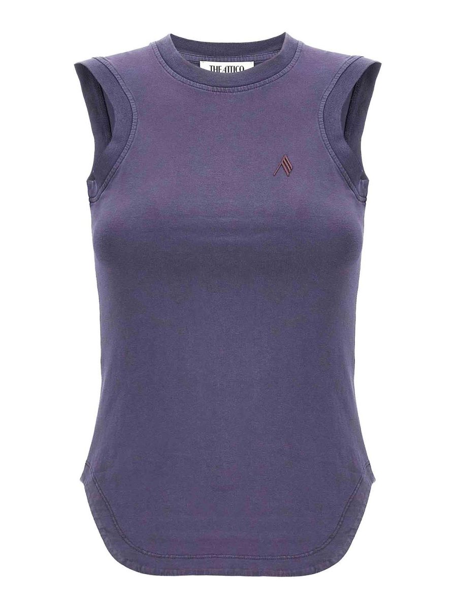 The Attico Top - Violet