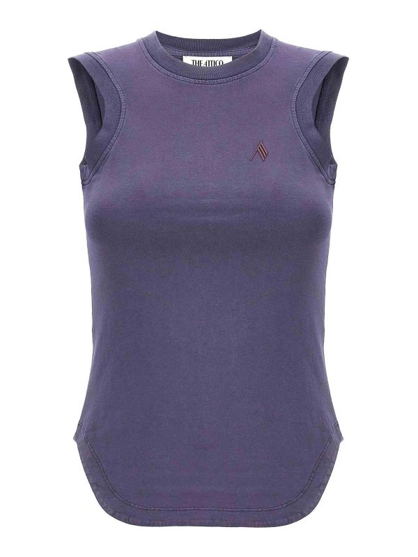 The Attico Top - Violet