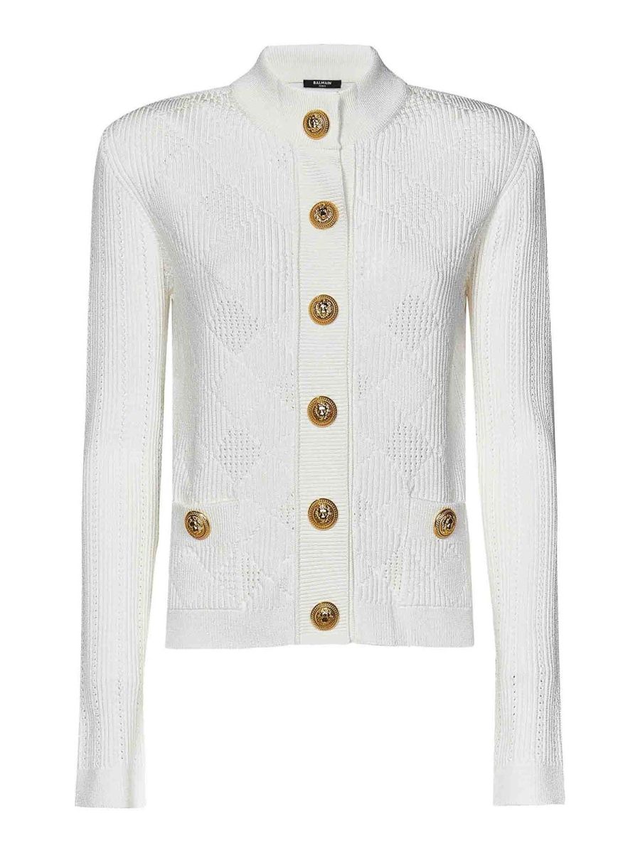 Balmain Cardigan - 'Lion Head'