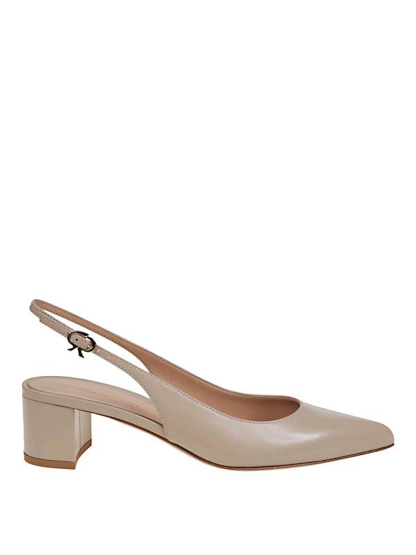 Gianvito Rossi Chaussures À Talon - Crème
