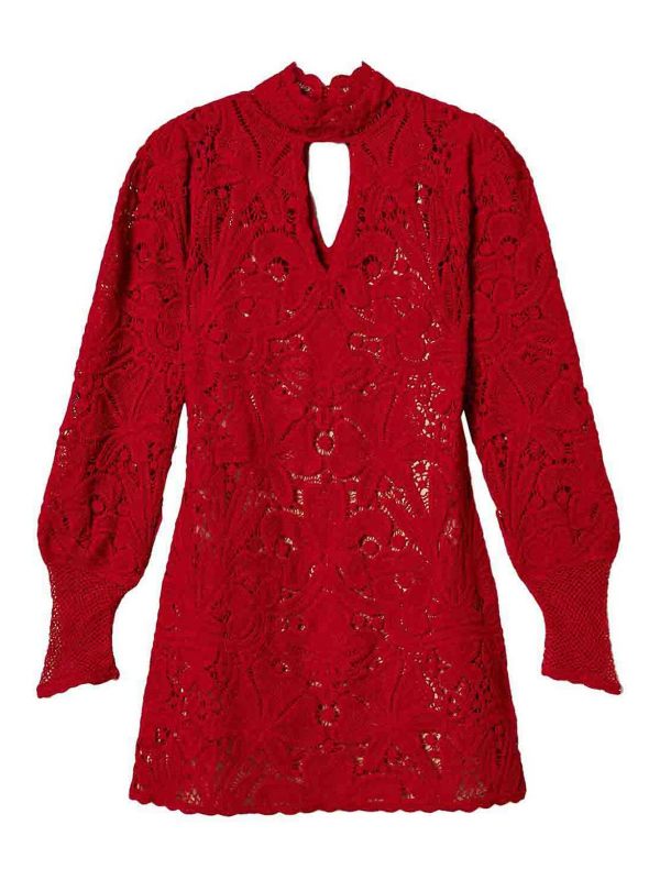 Twinset Pull Col Rond - Rouge