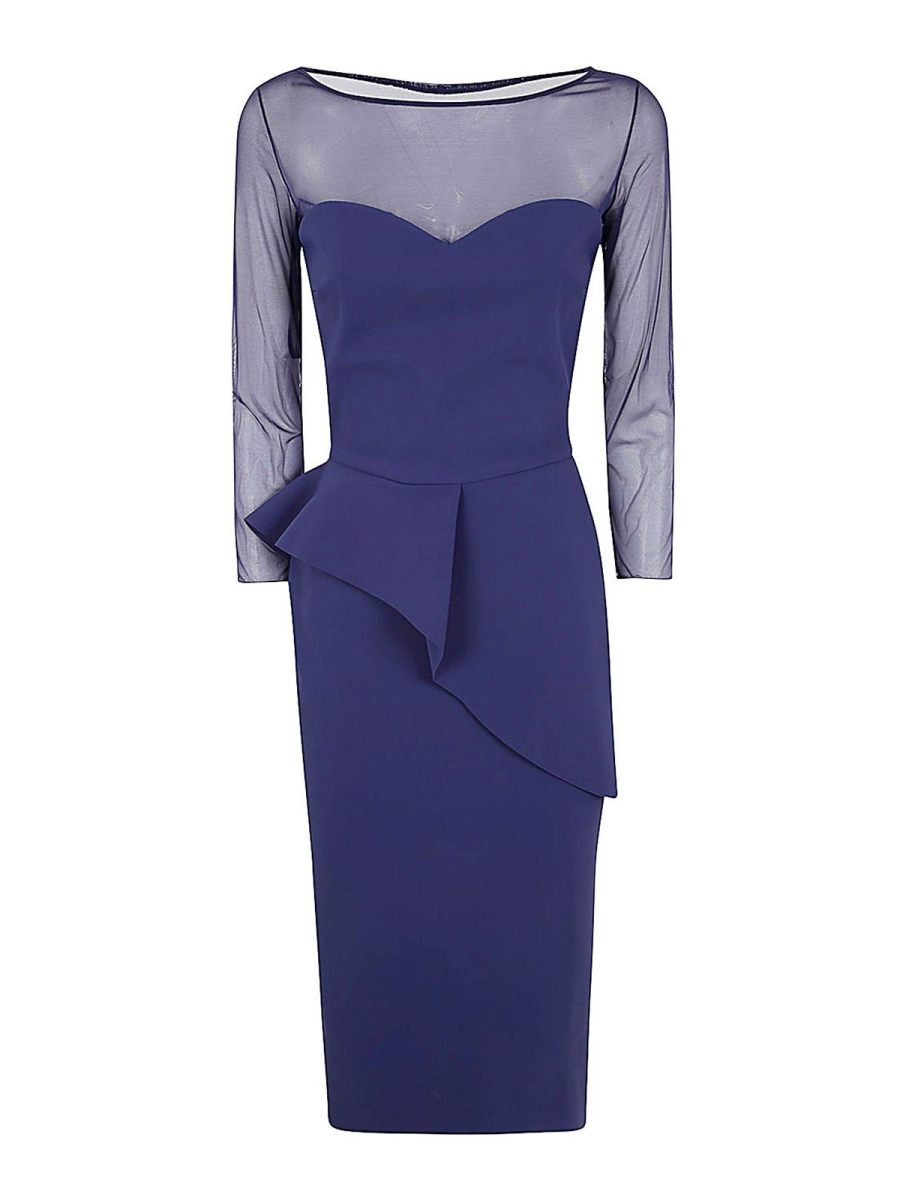 Chiara Boni La Petite Robe Robe Au Genou - Bleu