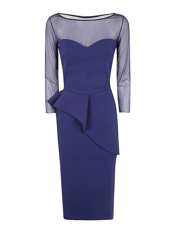 Chiara Boni La Petite Robe Robe Au Genou - Bleu