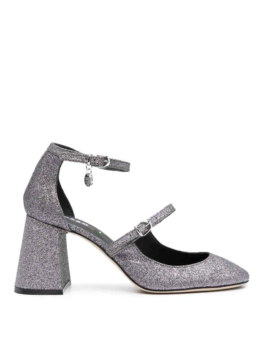 M. S.G. M. Chaussures À Talon - Argent