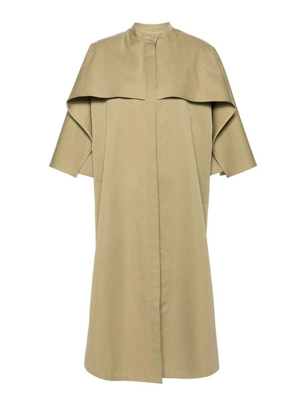 Jil Sander Manteau Long - Vert