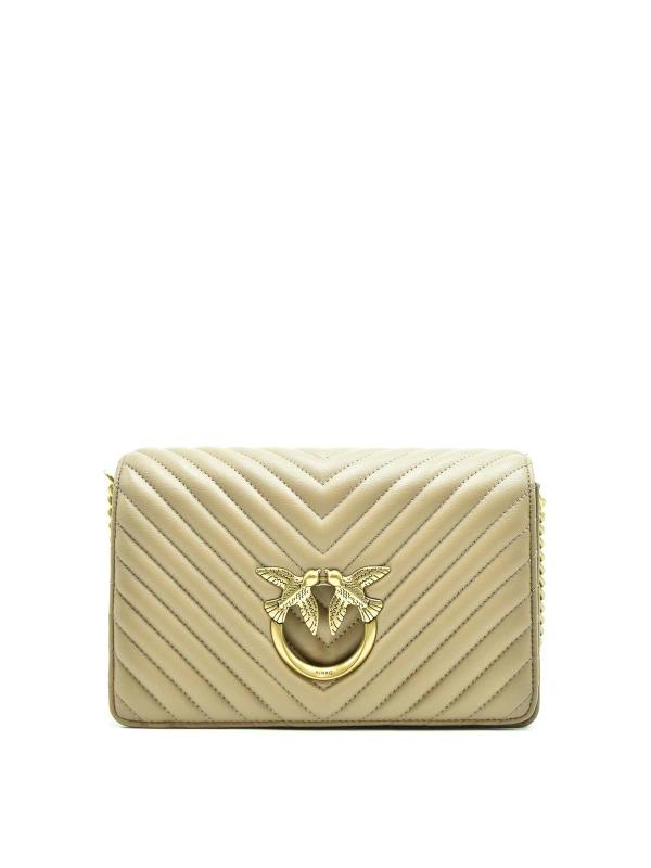 Pinko Sac Porté Épaule - Beig