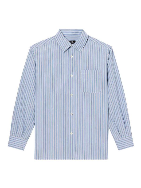 A. P.C. Chemise - Bleu Clair