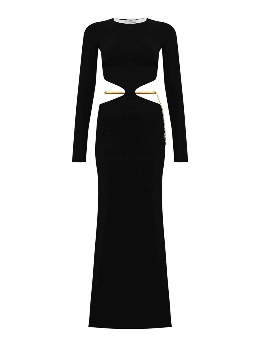 Elisabetta Franchi Robe De Soirée - Noir
