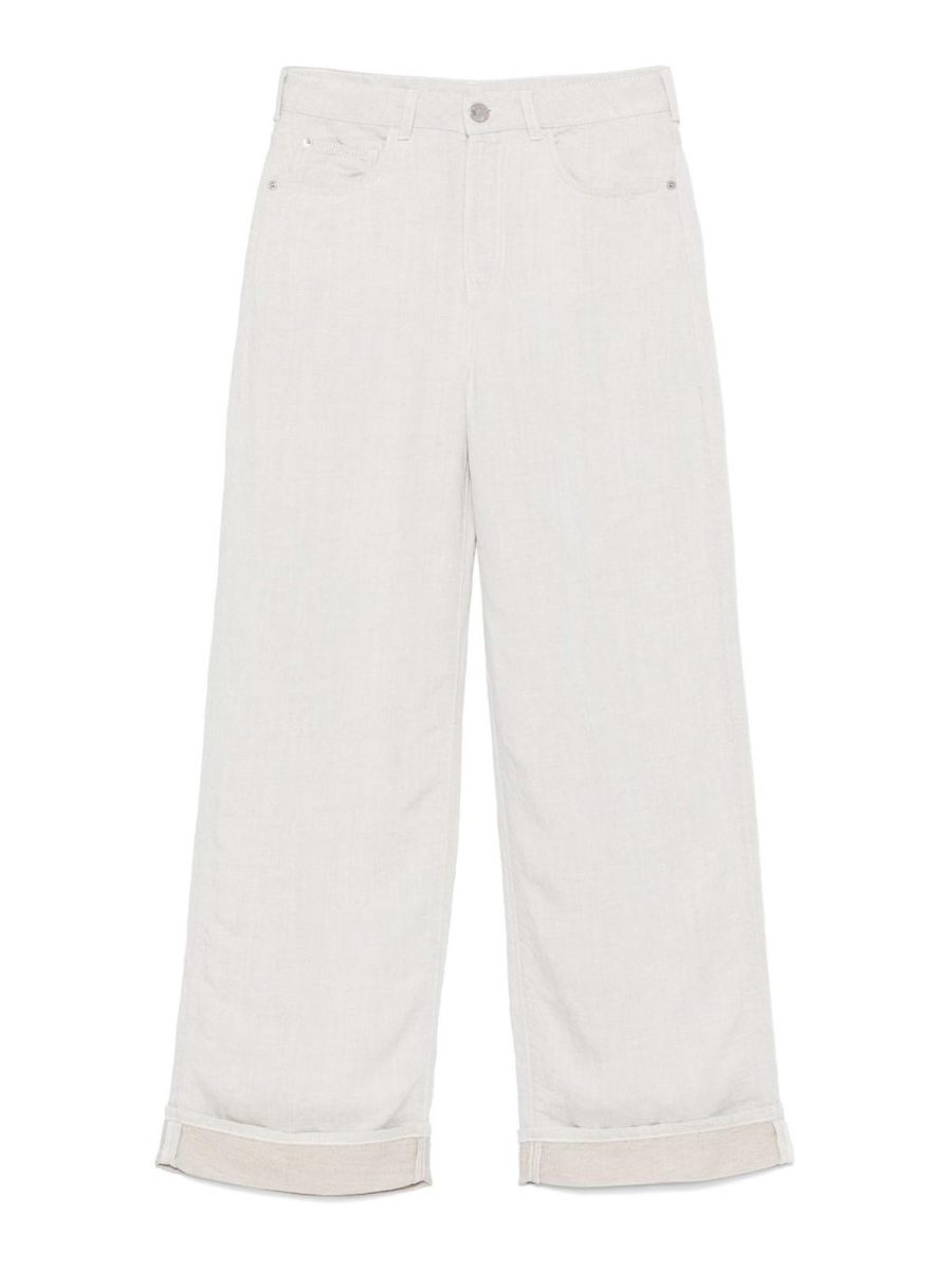 Emporio Armani Jean Bootcut - Gris Clair