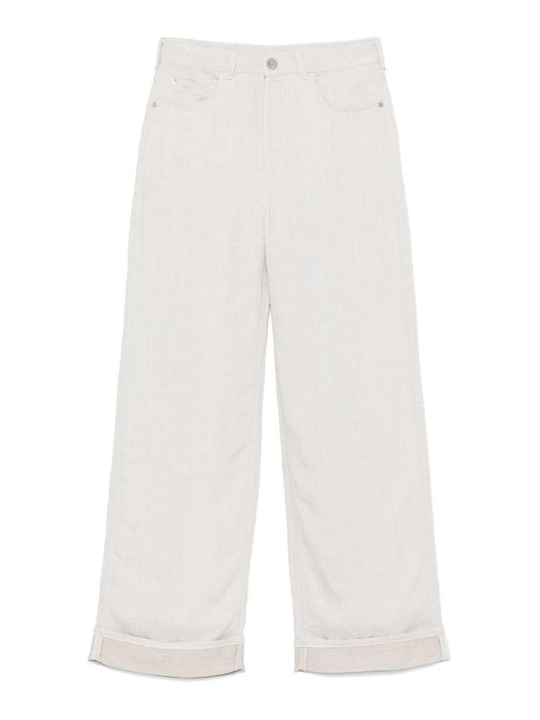 Emporio Armani Jean Bootcut - Gris Clair