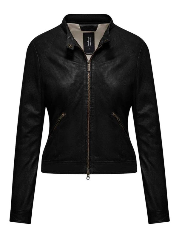 Bomboogie Manteau Au Genou - Noir