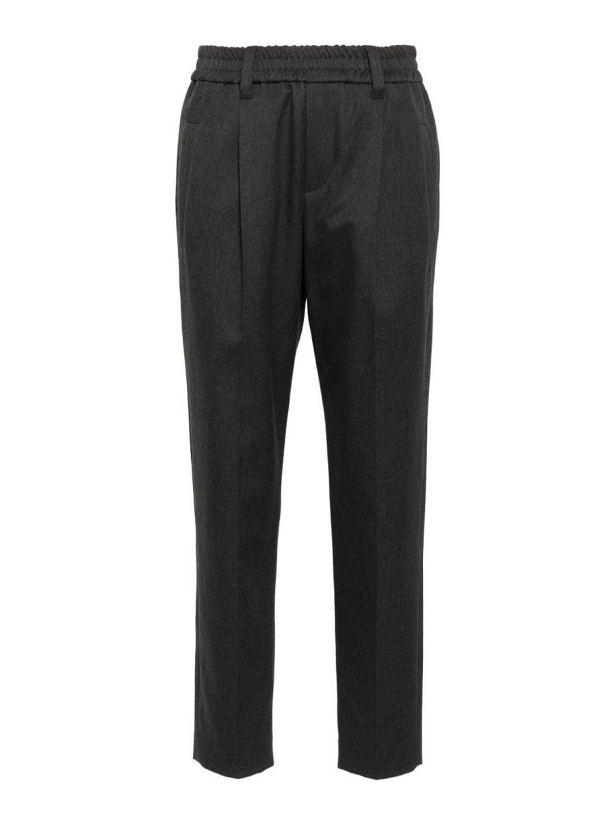 Brunello Cucinelli Pantalons Décontractés - Gris
