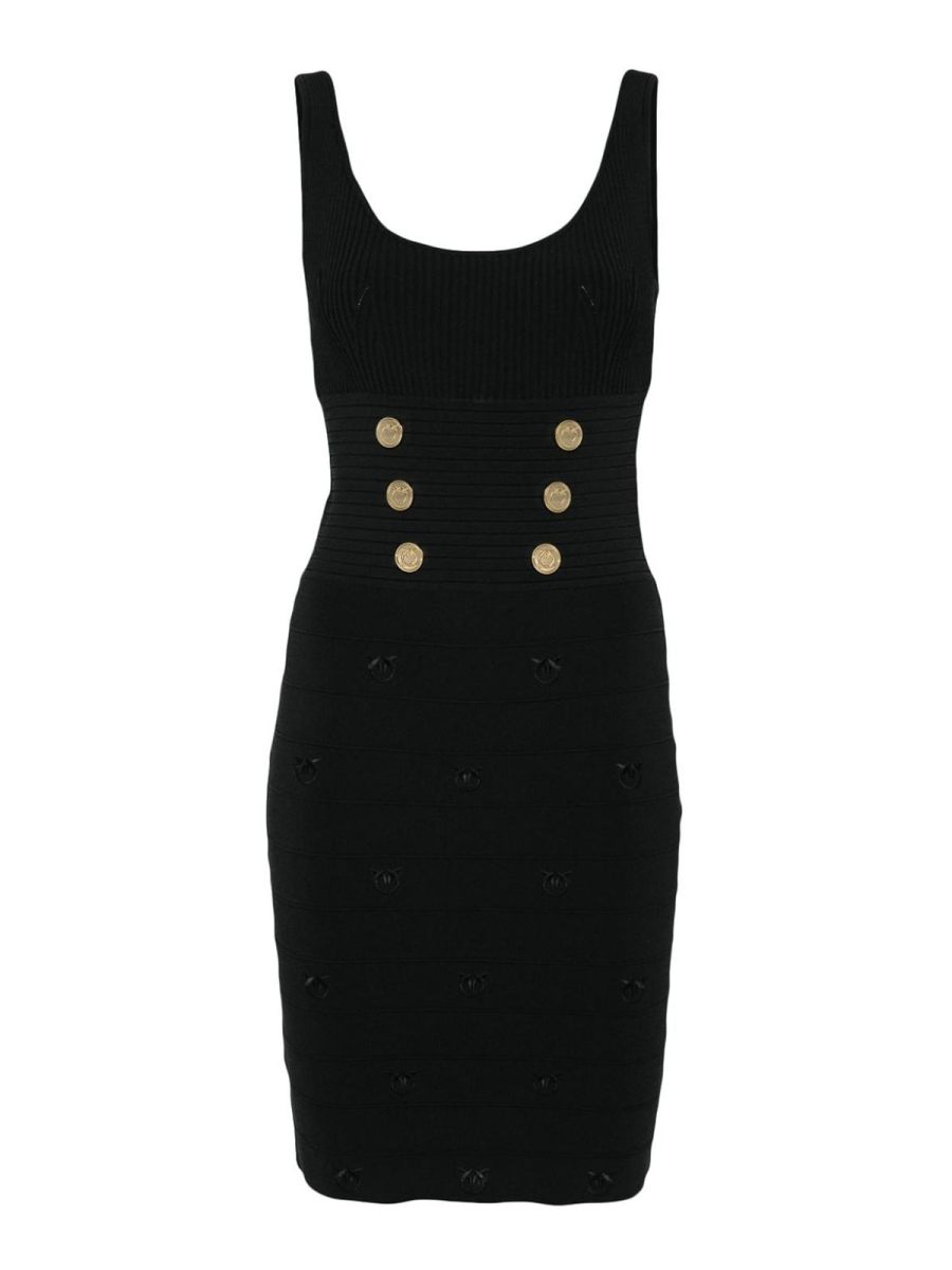 Pinko Robe Au Genou - Cactus