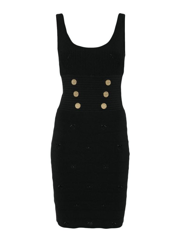 Pinko Robe Au Genou - Cactus