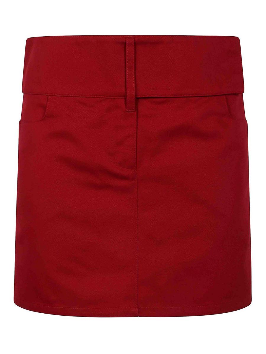 Courreges Mini Jupe - Rouge
