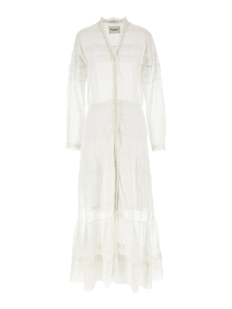 Isabel Marant Etoile Robe Au Genou - Blanc