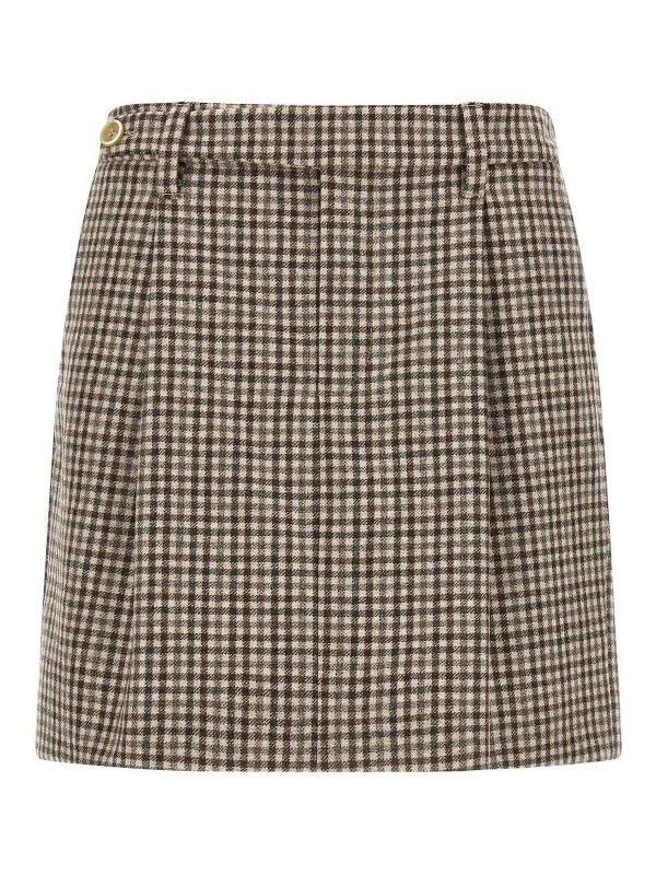 Brunello Cucinelli Mini Jupe - Beige