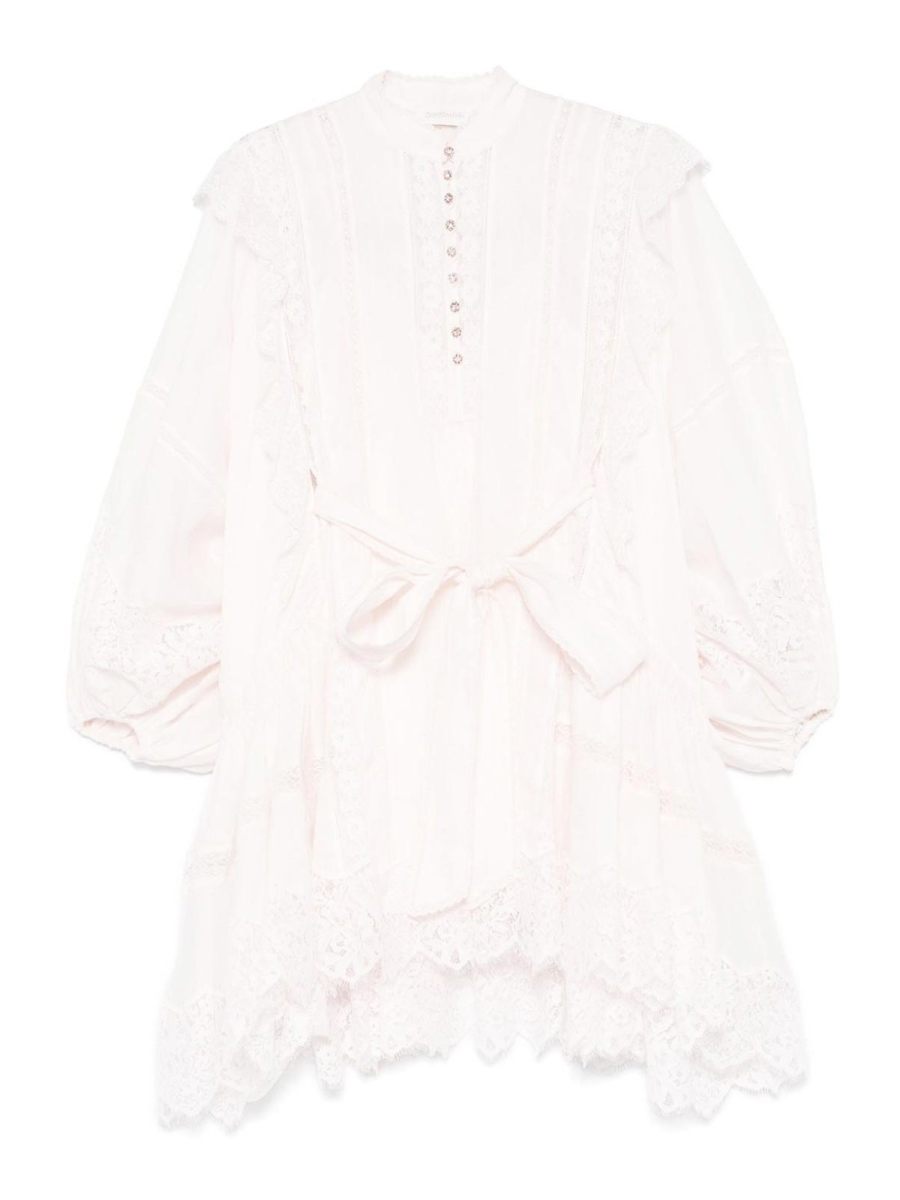Zimmermann Robe Courte - Blanc