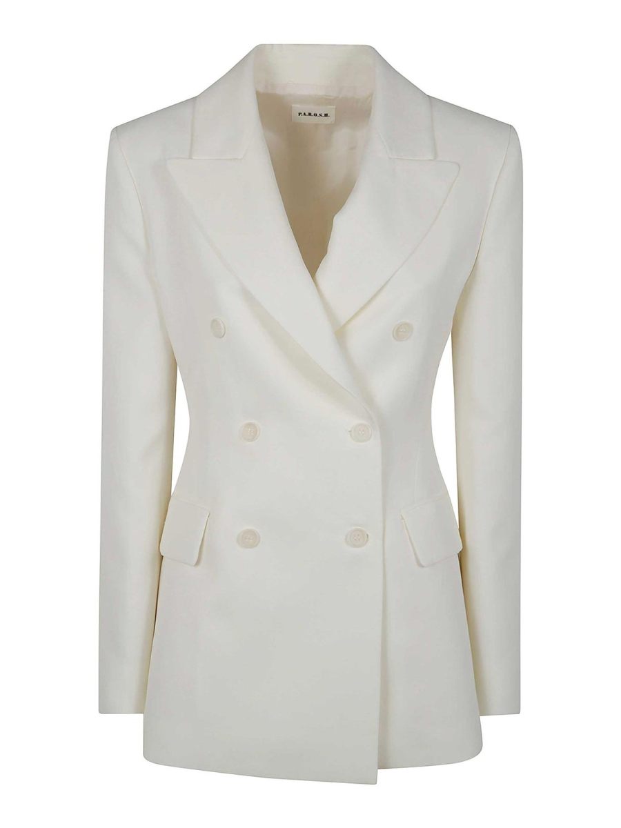 P. A.R. O.S. H. Veste Casual - Blanc