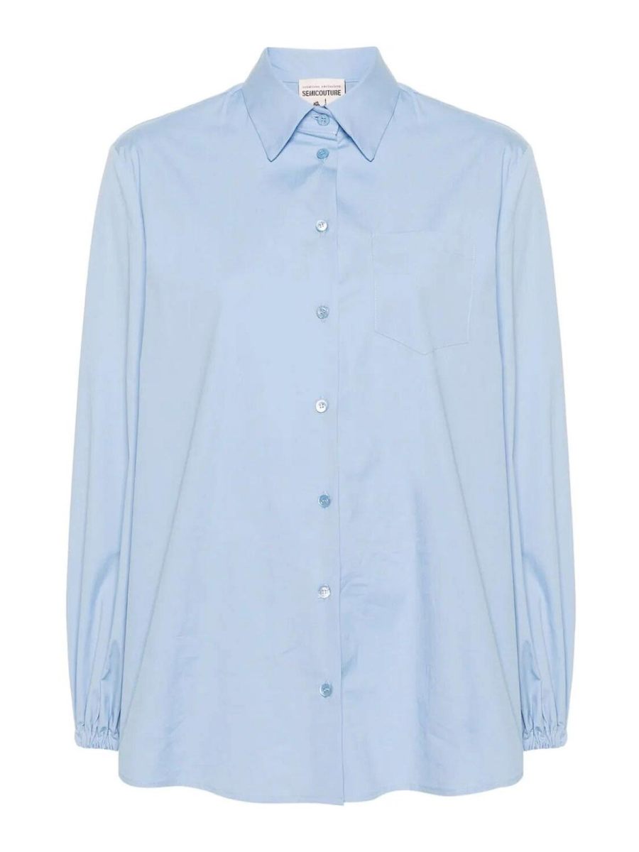 Semicouture Chemise - Bleu Clair