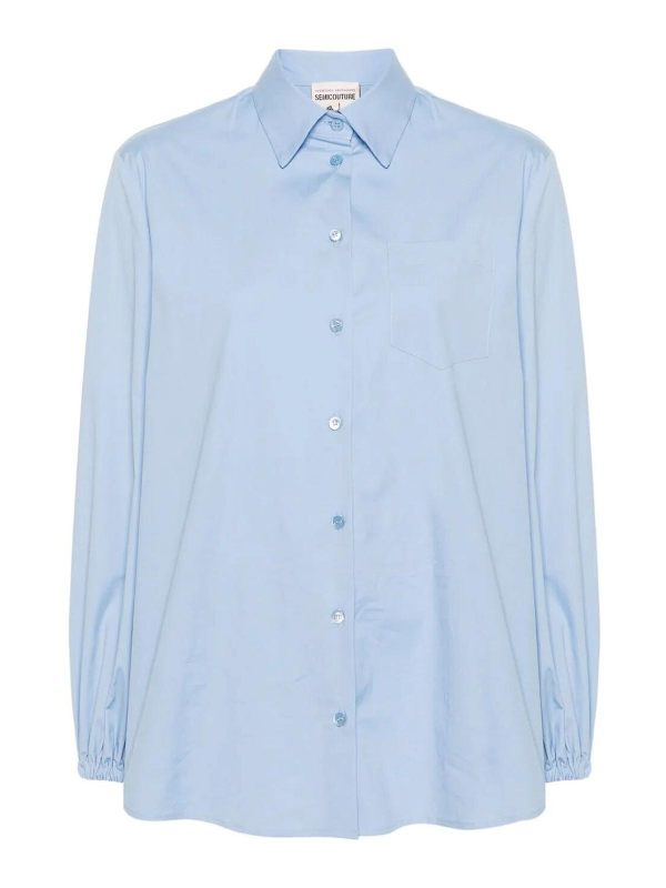 Semicouture Chemise - Bleu Clair