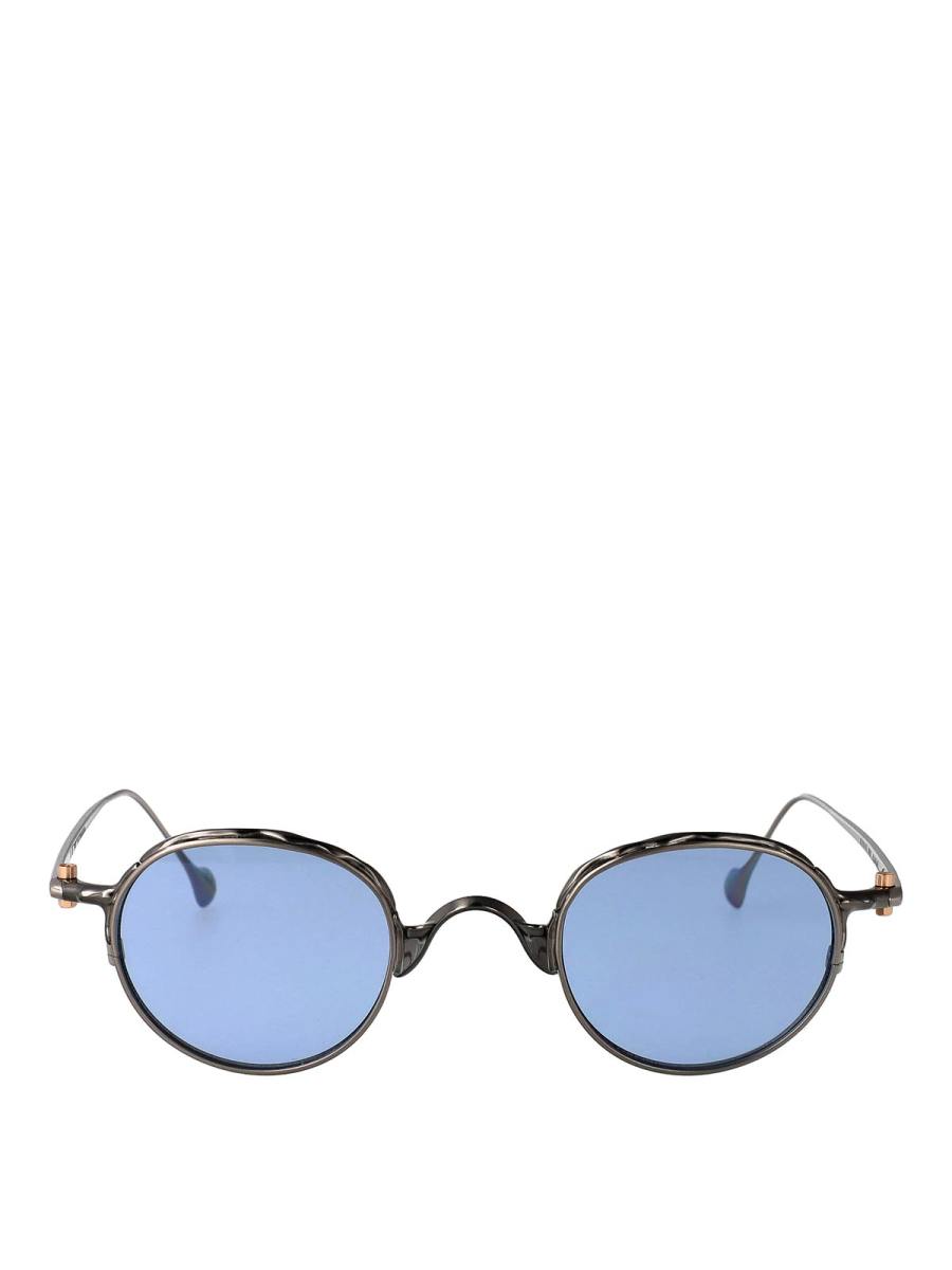 Yohji Yamamoto Lunettes De Soleil - Bleu