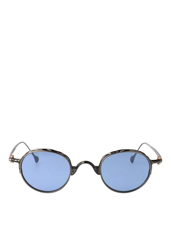 Yohji Yamamoto Lunettes De Soleil - Bleu