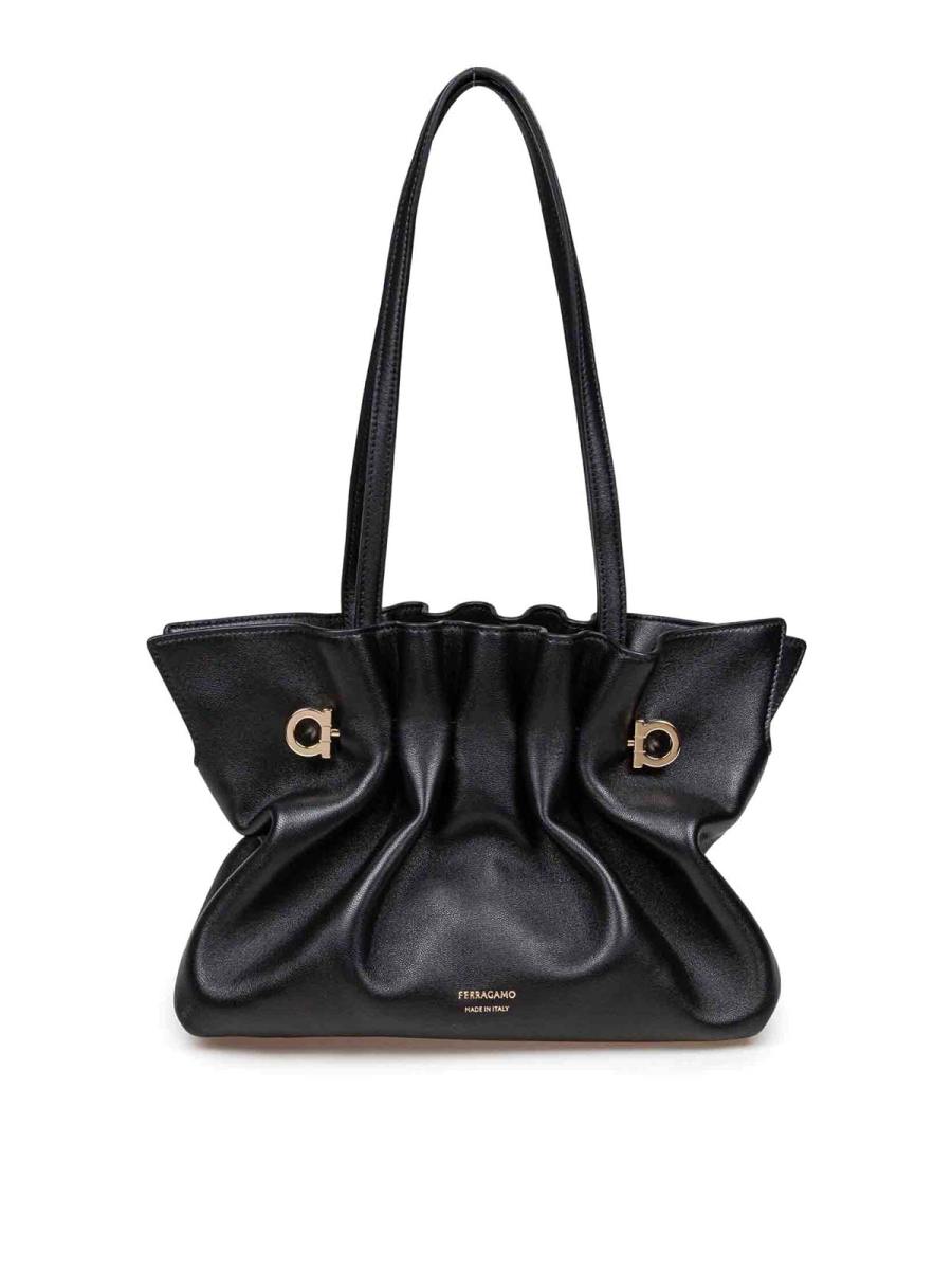 Salvatore Ferragamo Sac Bandoulière - Noir