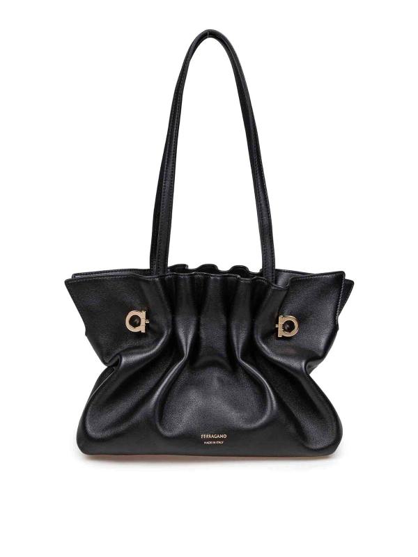 Salvatore Ferragamo Sac Bandoulière - Noir
