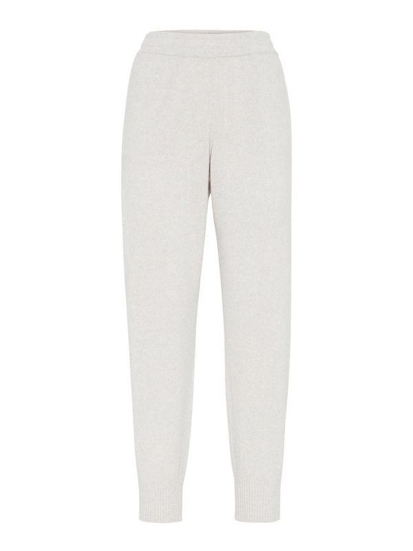 Brunello Cucinelli Pantalons Décontractés - Blanc