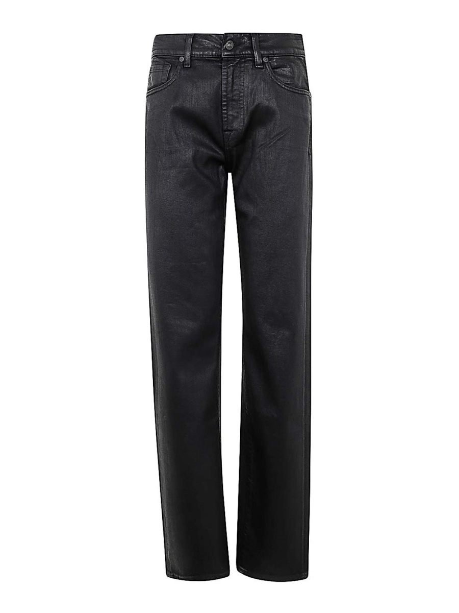 7 For All Mankind Pantalons Décontractés - Noir