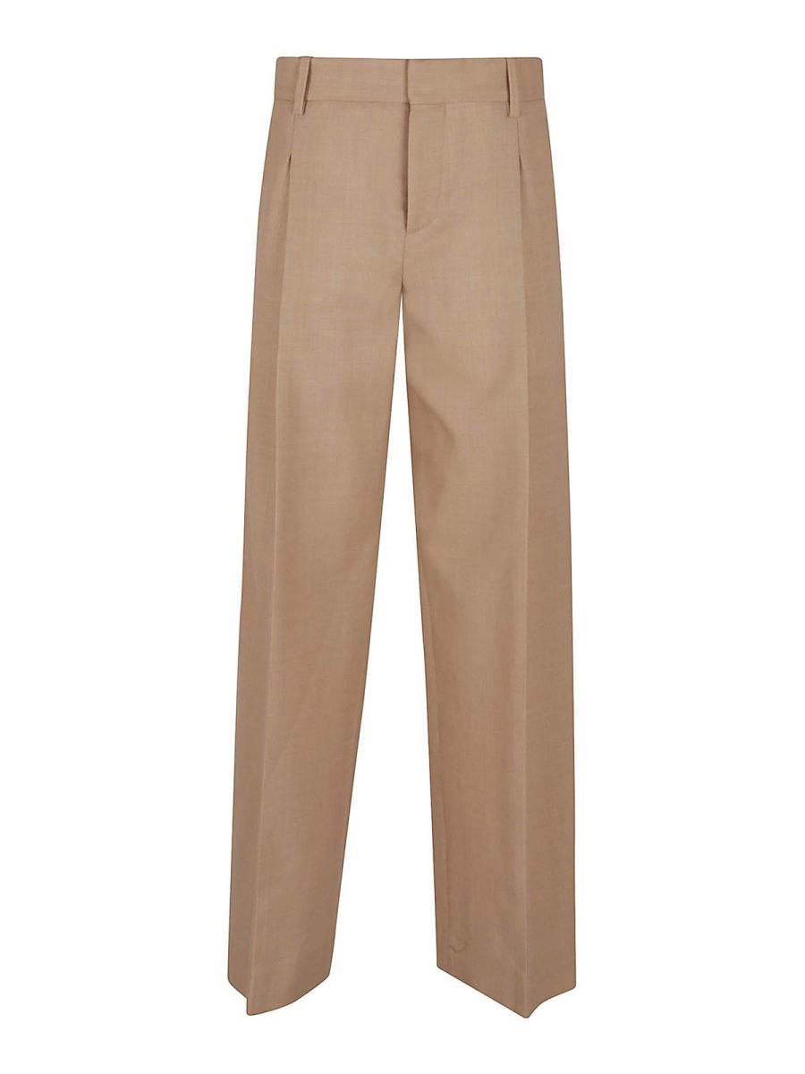 Victoria Beckham Pantalons Décontractés - Blanc