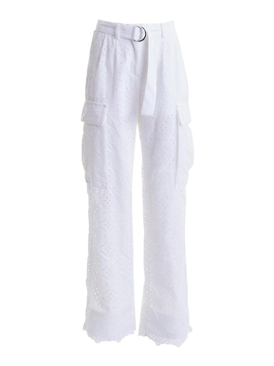 Ermanno Scervino Pantalons Décontractés - Blanc
