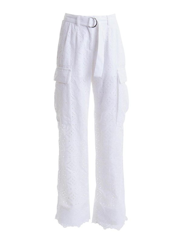 Ermanno Scervino Pantalons Décontractés - Blanc